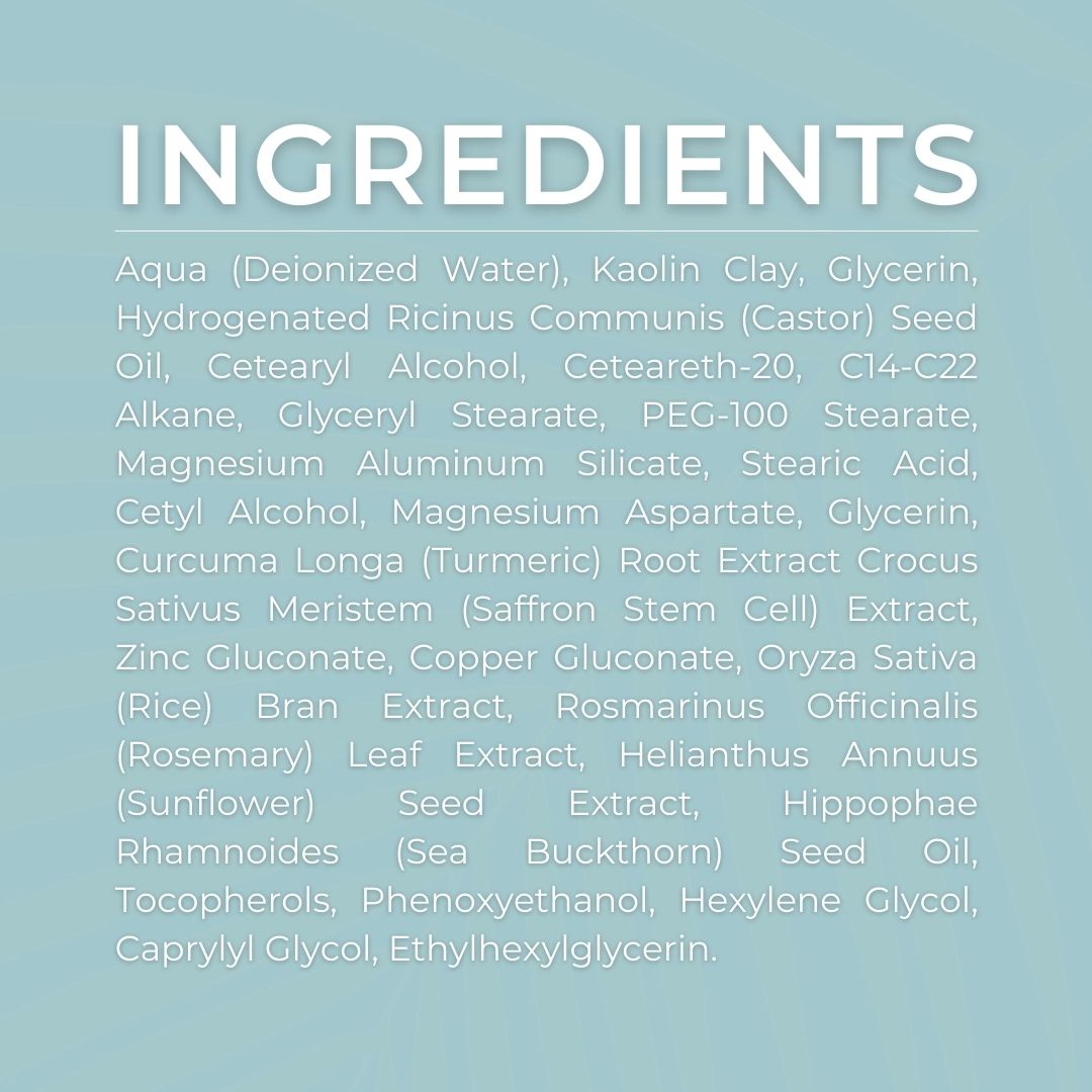 Brightening Turmeric Mask With Saffron Stem Cells