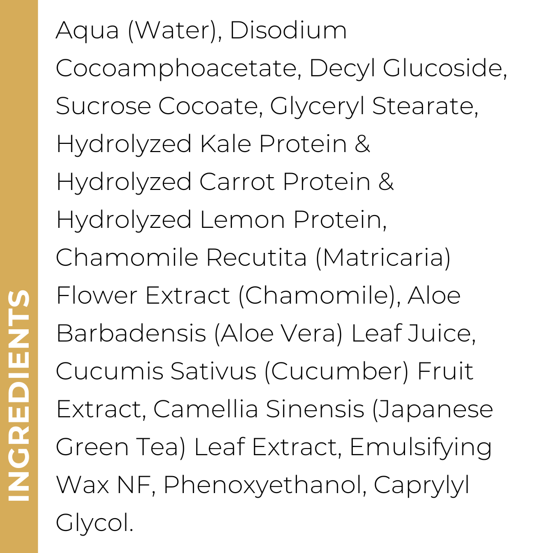 Kale Protein Facial Cleanser