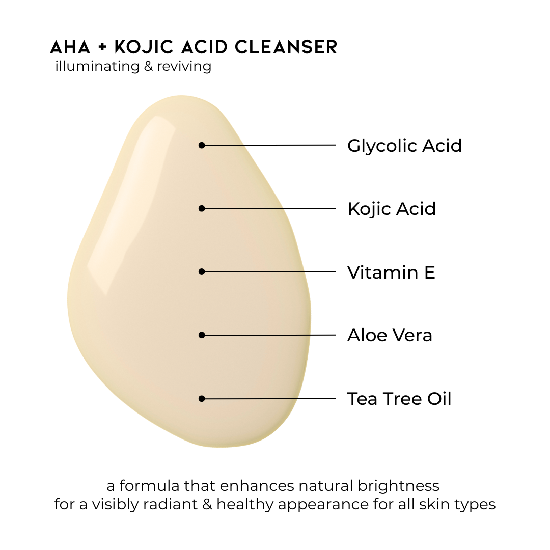 Brightening AHA & Kojic Acid Cleanser