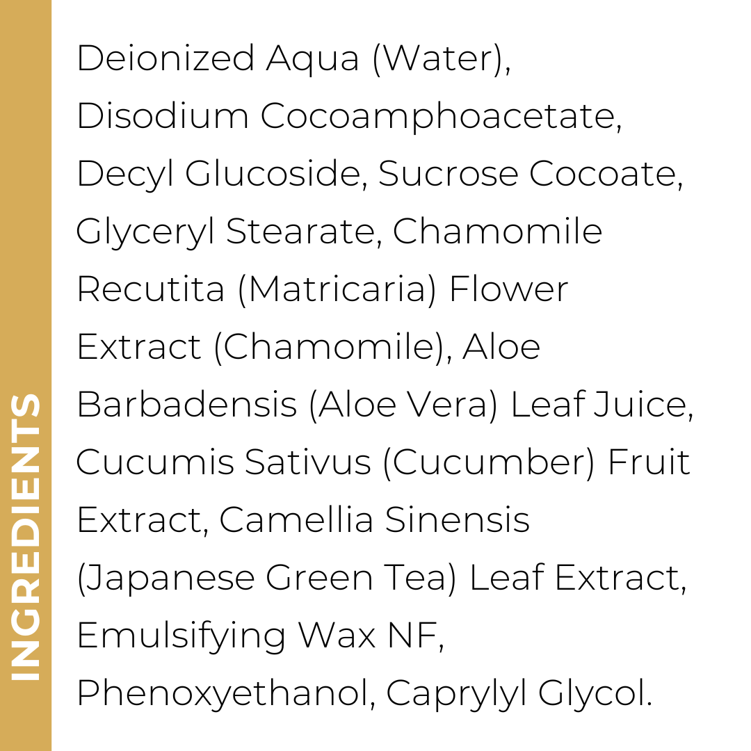 Botanical Japanese Green Tea Facial Cleanser