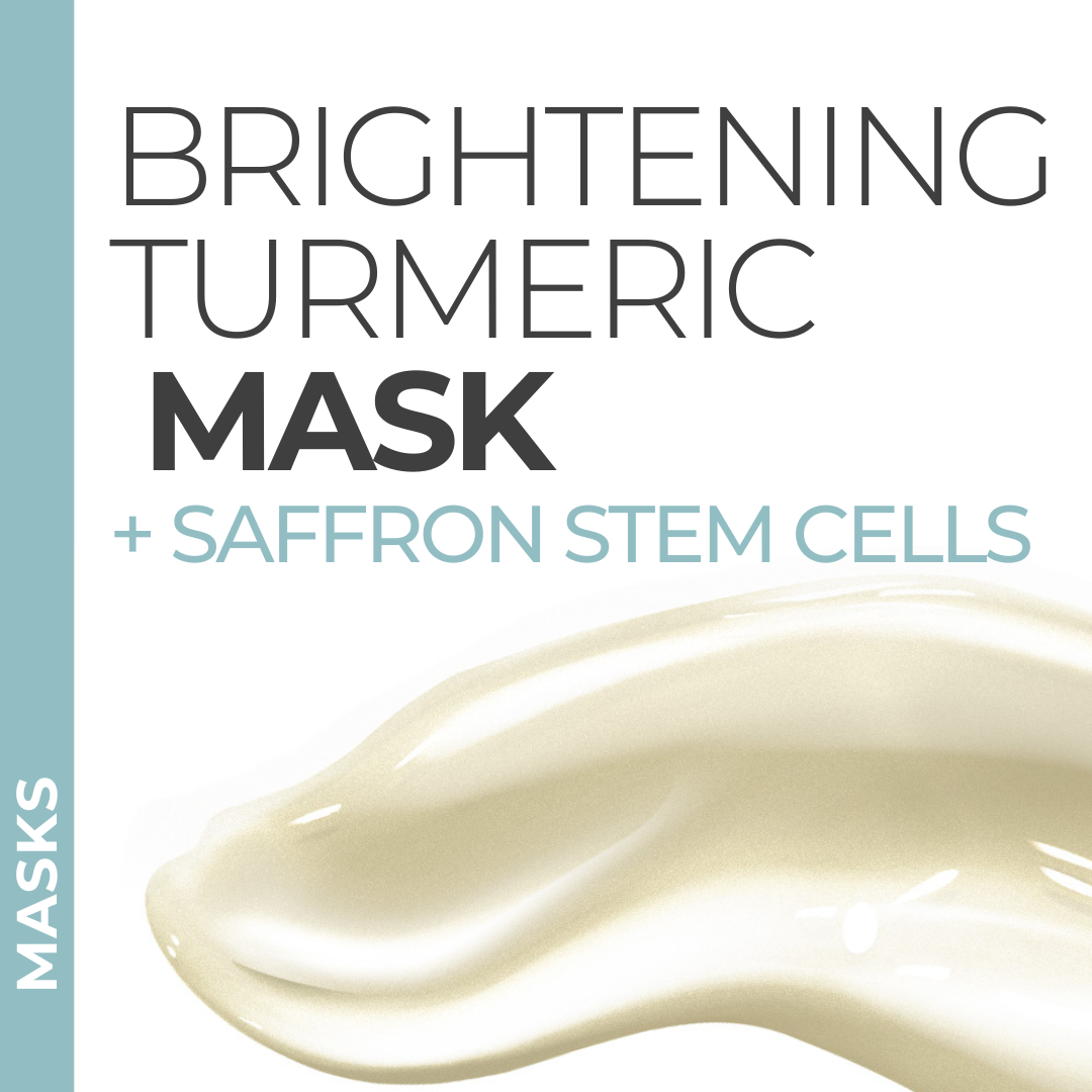 Brightening Turmeric Mask With Saffron Stem Cells - Whole Skincare Mask