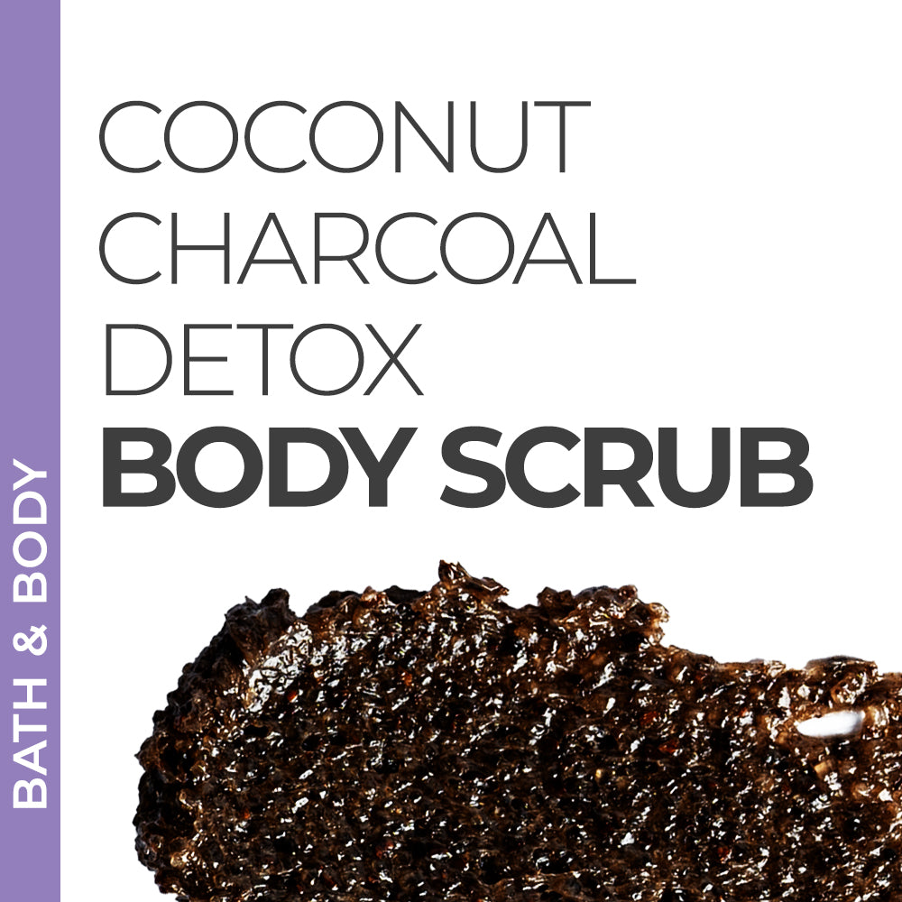 Coconut Charcoal Detox Body Scrub