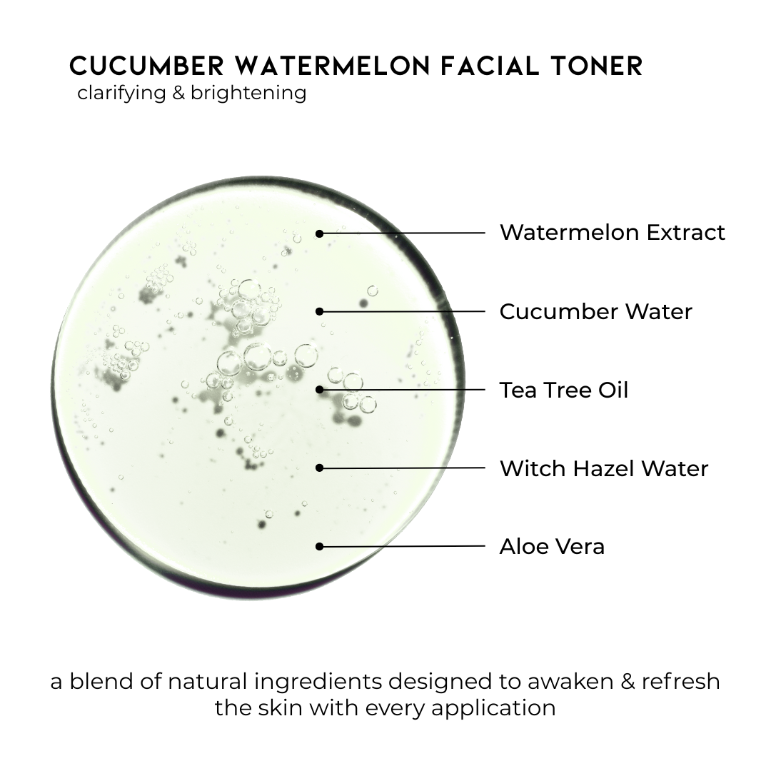 Brightening Cucumber Watermelon Facial Toner
