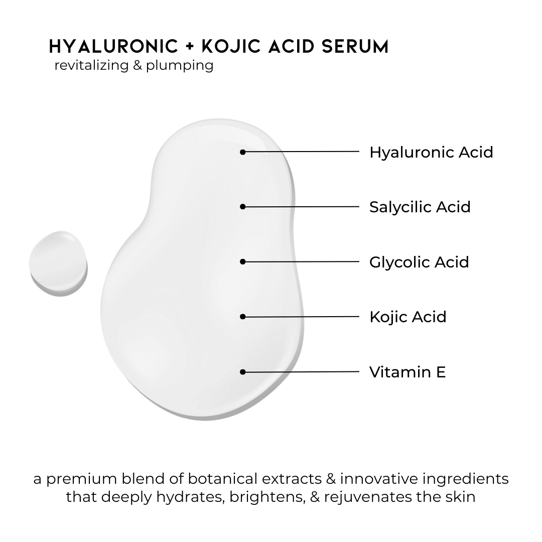 Hyaluronic and Kojic Acid Brightening Serum