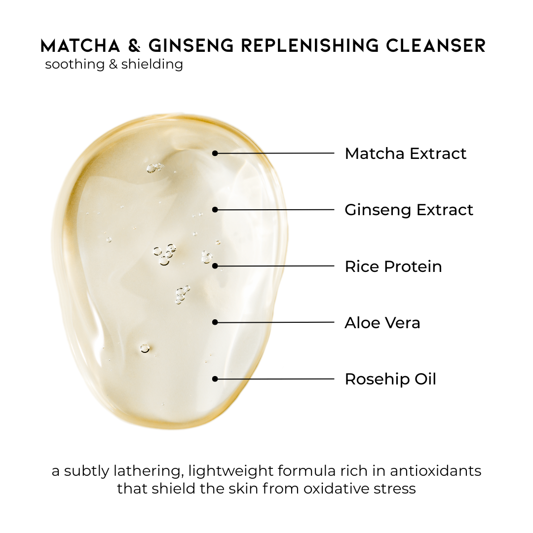 Matcha & Ginseng Replenishing Cleanser