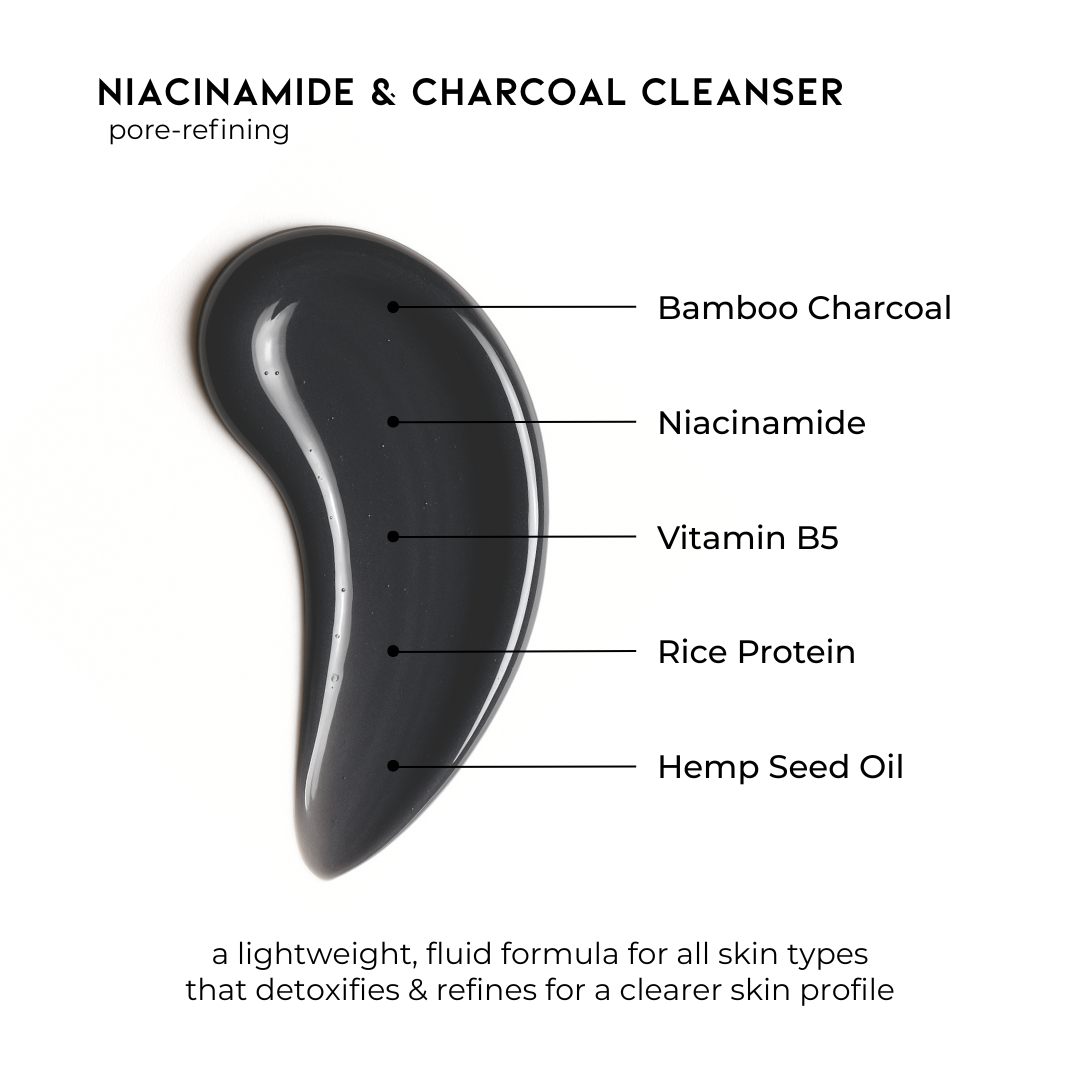 Niacinamide & Charcoal Pore Refining Cleanser