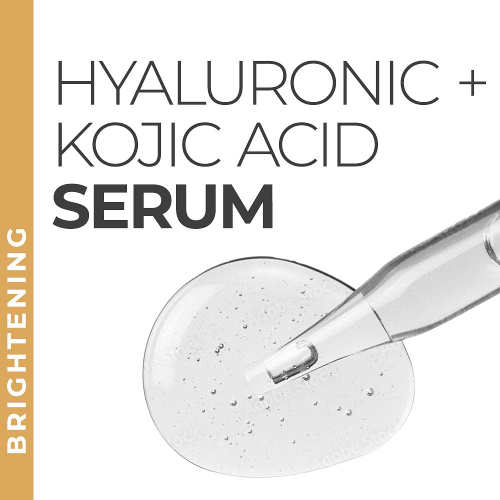 Pravada private Label Brightening Hyaluronic and Kojic Acid Serum - Samples